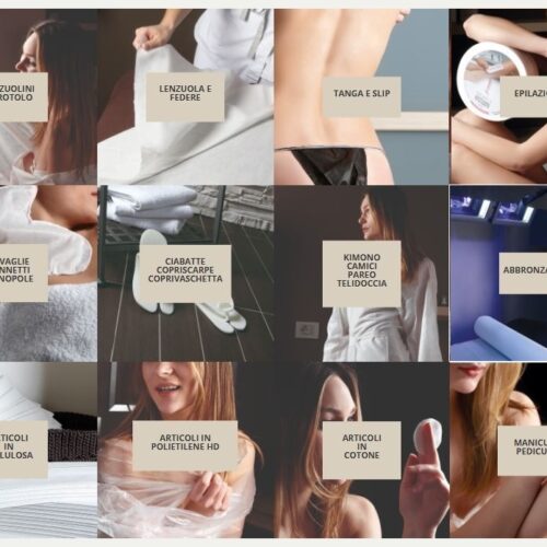 MONOUSO PER ESTETICA E SPA